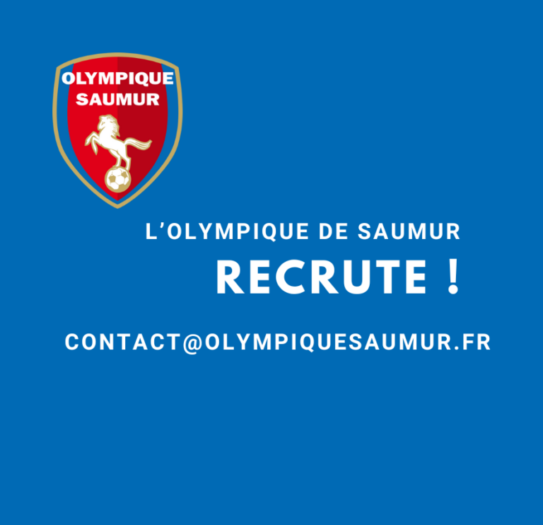 Rejoignez l’Olympique Saumur FC en tant que bénévole et devenez acteur de la réussite du club !