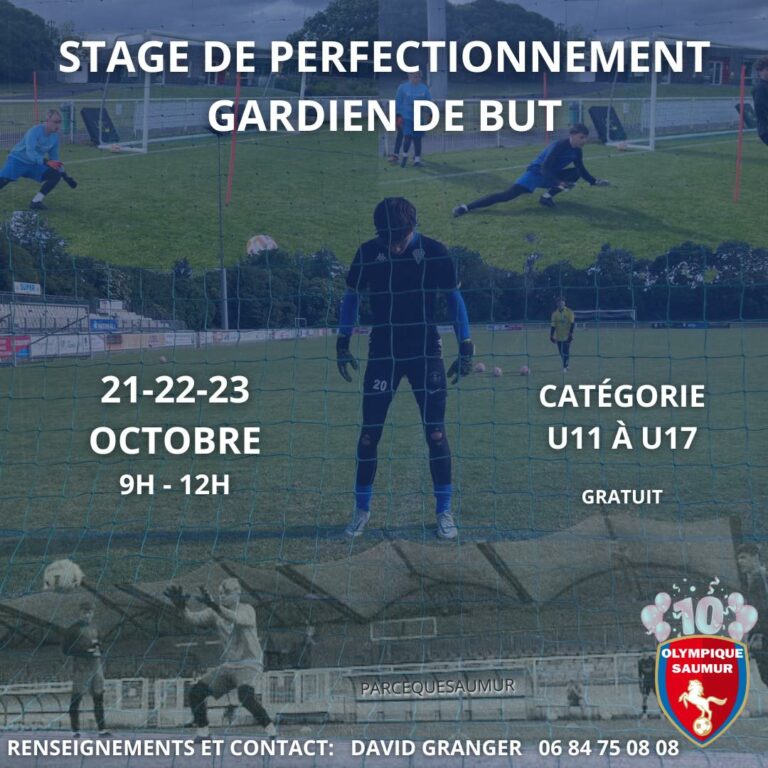 Le stage de perfectionnement Gardiens de but fête ses 10 ans