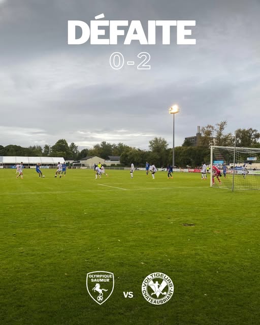 N2 : UNE SOIRÉE SANS POUR NOS OLYMPIENS FACE À CHÂTEAUBRIANT (0-2)