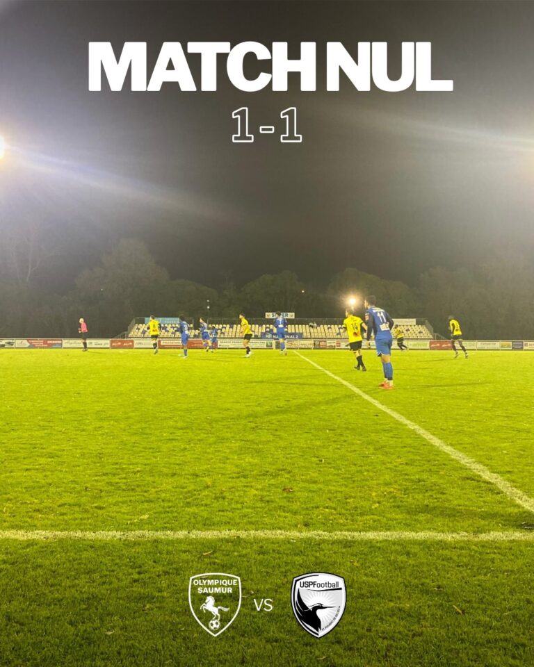 Match Nul pour l’Olympique Saumur face à Saint-Philbert-de-Grand-Lieu (N2 / Amical)