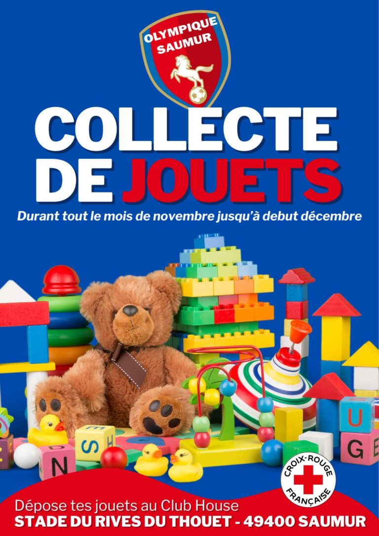 L’Olympique et la Croix-Rouge : la traditionnelle collecte de jouets est lancée !