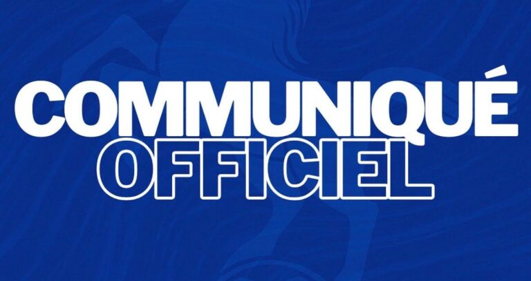 COMMUNIQUÉ OFFICIEL