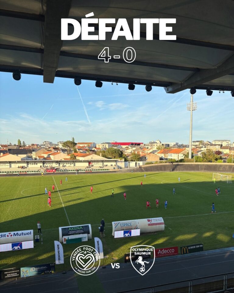 N2 : Un déplacement en Vendée à oublier pour l’Olympique Saumur