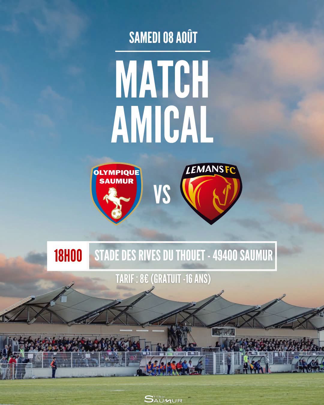 MATCH DE GALA AUX RIVES DU THOUET